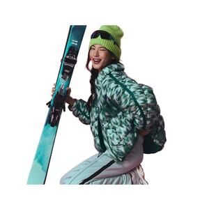 Free People Movement Pippa Coat NWOT Blue Green Large